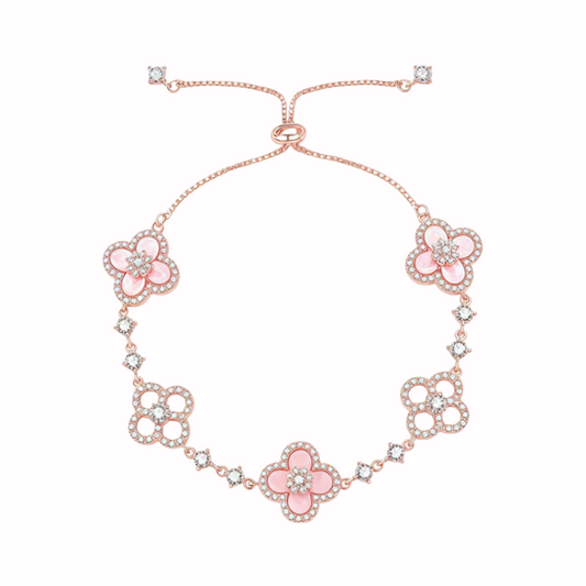Crystal Flower Bracelet ❄️🌺