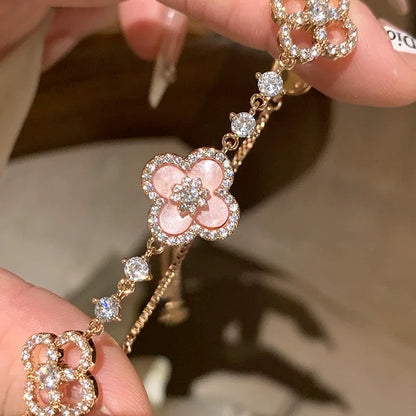Crystal Flower Bracelet ❄️🌺