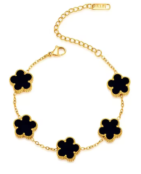 Clover Bracelet 🍀 Silver + 18k Gold Plating