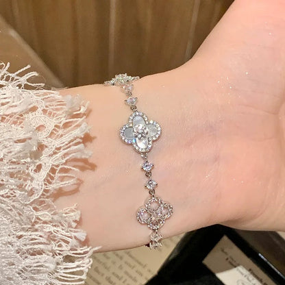 Crystal Flower Bracelet ❄️🌺