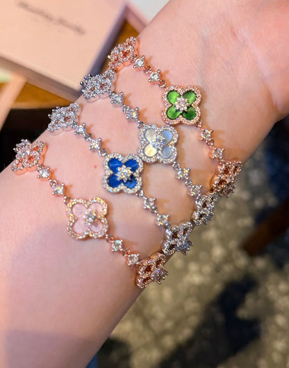 Crystal Flower Bracelet ❄️🌺